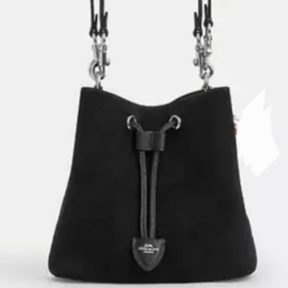 Coach Handbags - Coach Suede Rowan Bucket Bag - NEW